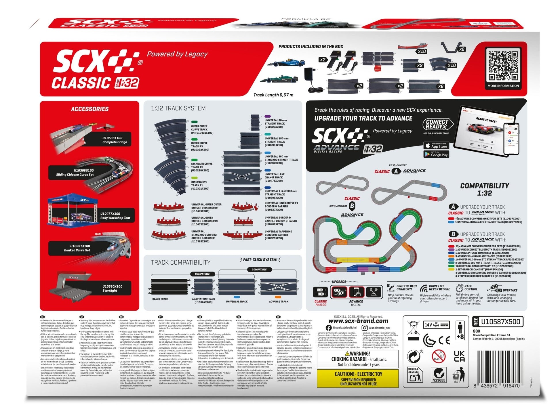 SCX Classic | Formula GP | Slot Car Racing Set | U10587