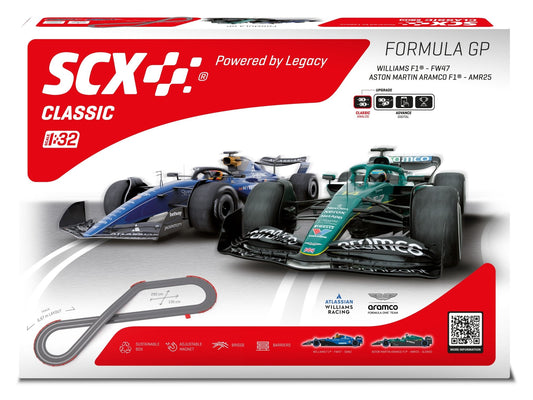 SCX Classic | Formula GP | Slot Car Racing Set | U10587