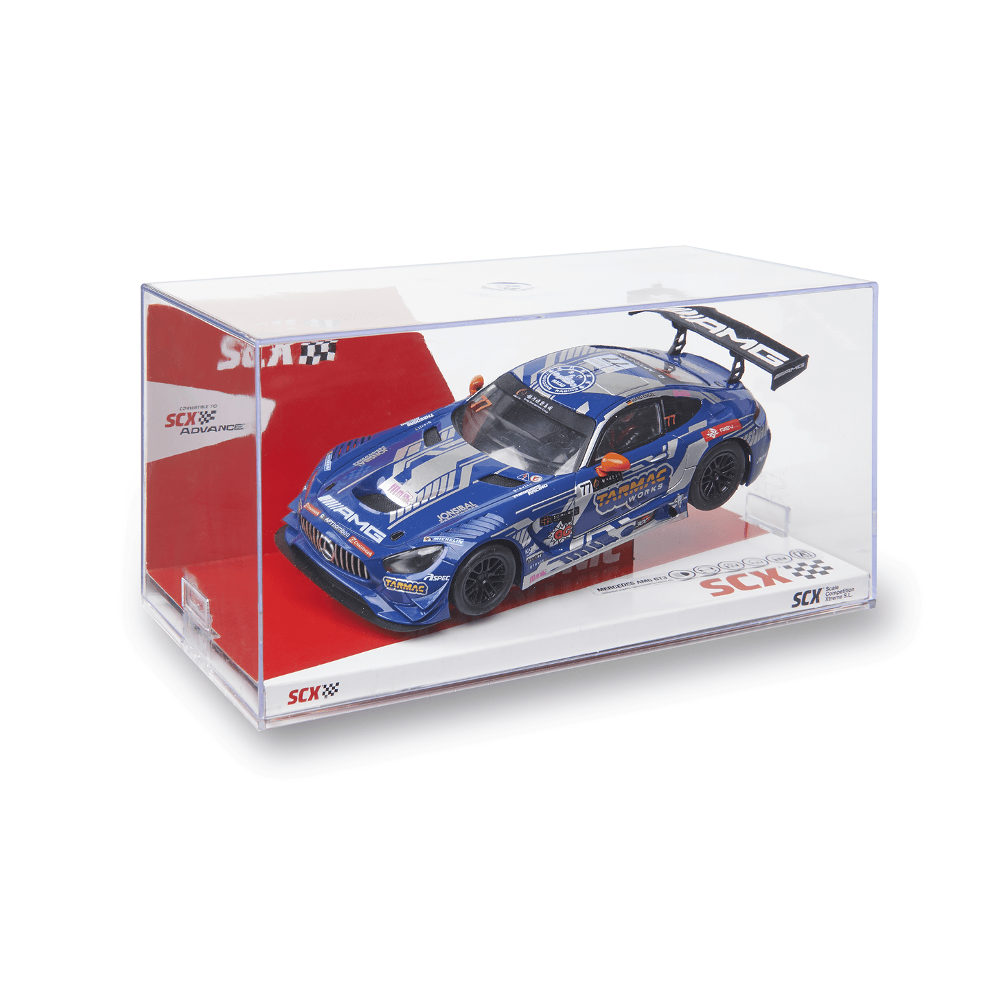 SCX Classic | Mercedes AMG GT3 Evo | #77 Tarmac Works - Macau GT Cup 2022 | Analog | PRE - ORDER - U10501