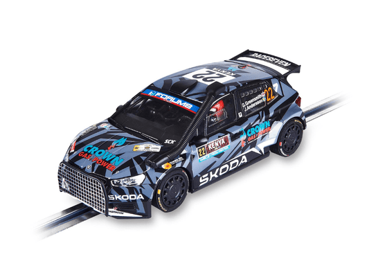 SCX Classic | Škoda Fabia RS Rally2 | 22 Crown Gas Power | U10620 | 1/32 Slot Car