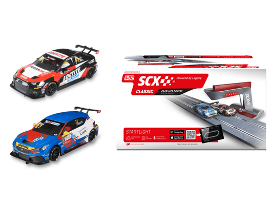 SCX Classic | Start Light & Touring Car Set | Bundle 21 | 1/32 Slot Cars