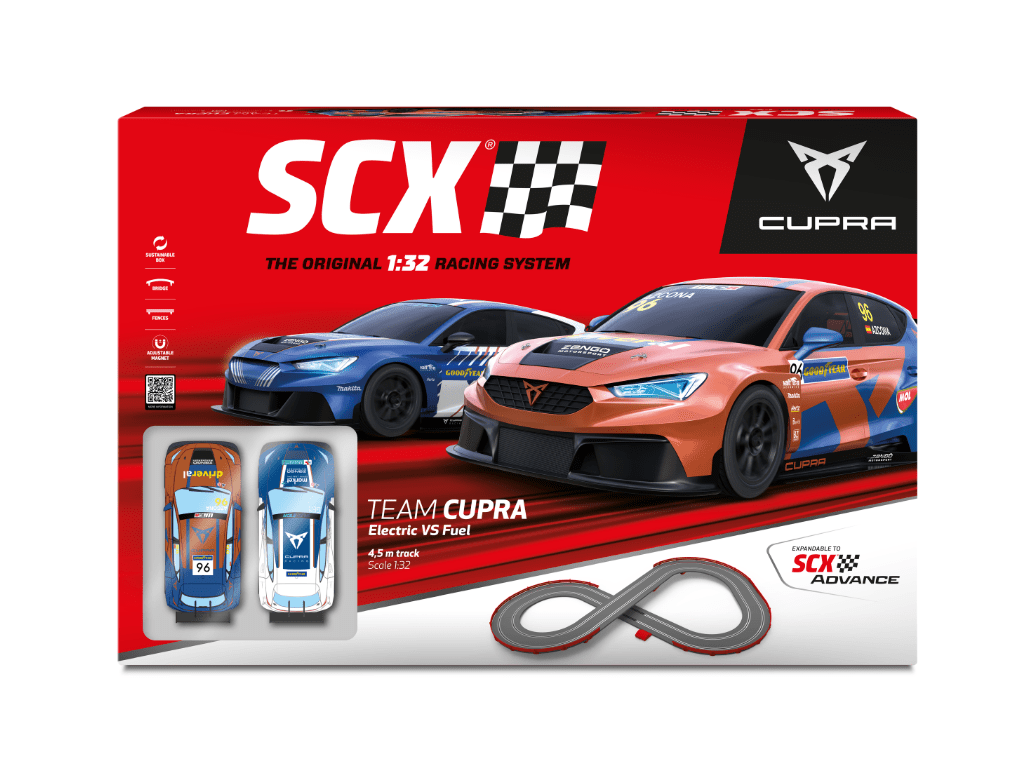 SCX Classic | Team Cupra | U10423 | 1/32 Slot Car Racing Set