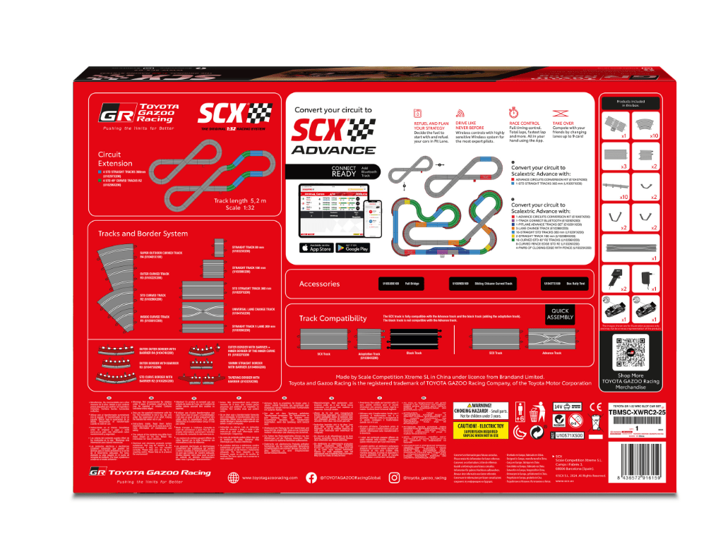 SCX Classic | Toyota Gazoo Racing | U10571 | 1/32 Slot Car Racing Set