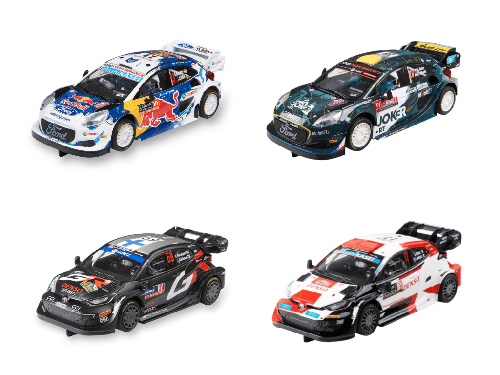 SCX Classic | WRC Rally Cars | Bundle 3 | 1/32 Slot Cars