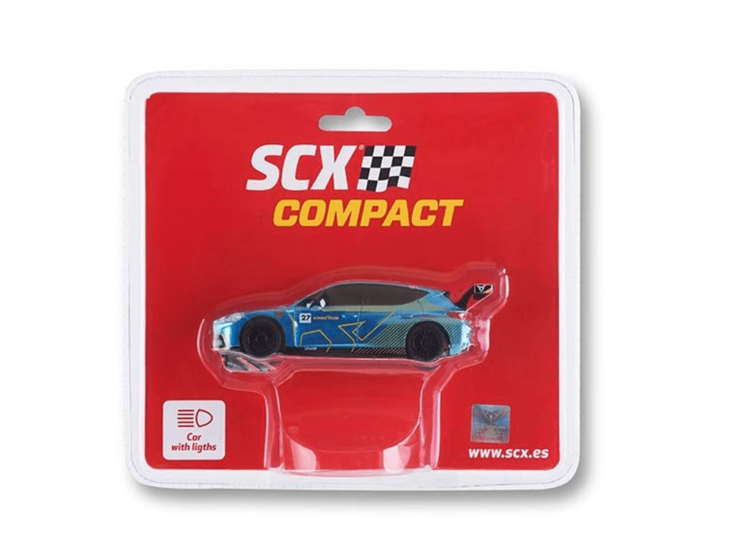 SCX Compact | Cupra León e - Racer | 27 Cupra EKS | C10460 | 1/43 Slot Car