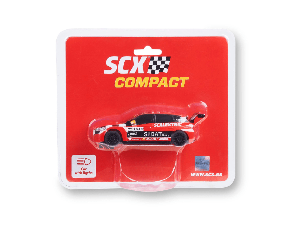 SCX Compact | Cupra León VZ TCR | 72 Monlau Motorsport | C10580 | 1/43 Slot Car