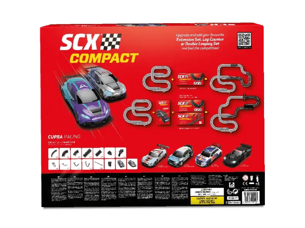 SCX Compact | Cupra Racing | C10413 | 1/43 Slot Car Racing Set