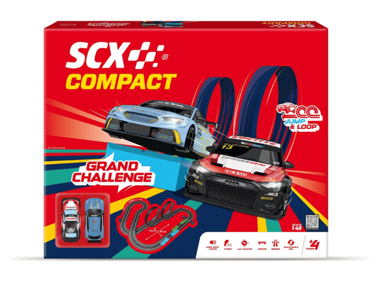 SCX Compact | Grand Challenge | C10585 | 1/43 Slot Car Racing Set