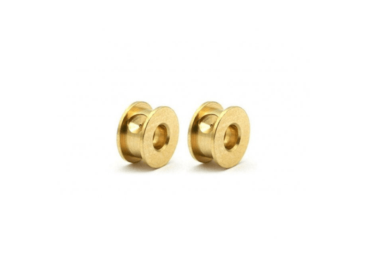 Sloting Plus | Double Flange Bushings - Hyper | Brass - Self - Lubricating | 3/32” Axle | x2 Pack | SP051001