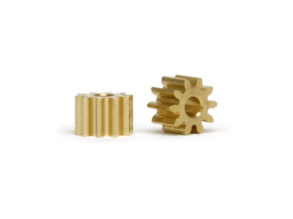 Slot.it | Anglewinder Pinion Gear - Brass | 6mm Diameter | 10 Tooth | x2 Pack | PI6010O