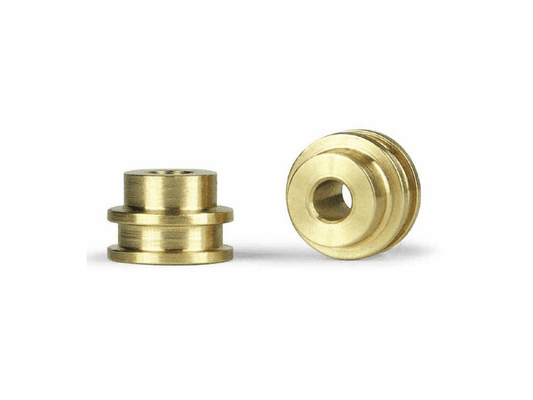 Slot.it | Double Flange Bushings - Brass | 3/32 Axle | Fits Older Carrera 1/32 Scale Models | x2 Pack | PA12