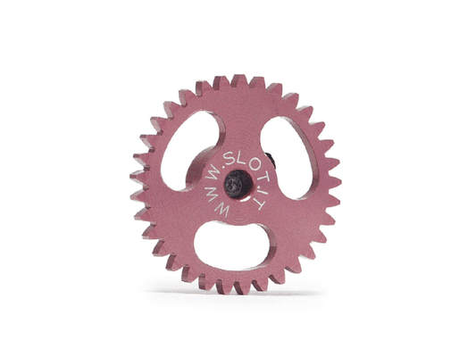 Slot.it | Ergal Sidewinder Spur Gear | 18mm Diameter | 33 Tooth | 3/32" / 2.38mm Axles | GS1833