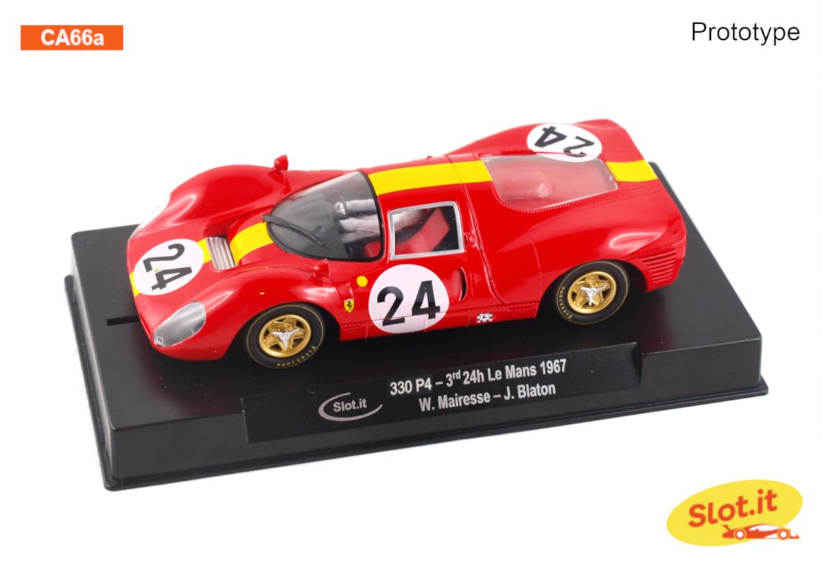 Slot.it | Ferrari 330 P4 | 24 Equipe Nationale Belge | CA66A - US | 1/32 Slot Car