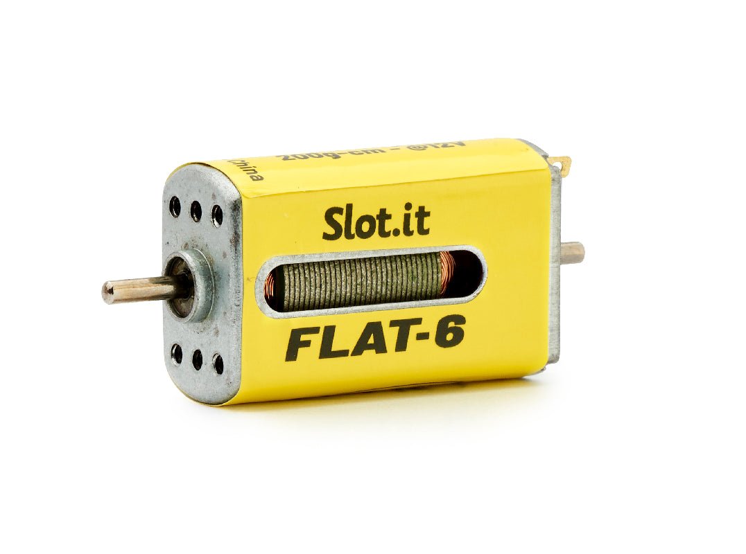 Slot.it | Flat - 6 Motor - 20,000 RPM - 200g/cm | Slim Long Can | MN09CH