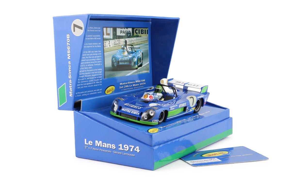 Slot.it | Matra - Simca MS670C | 7 Gitanes | CW18 | 1/32 Slot Car