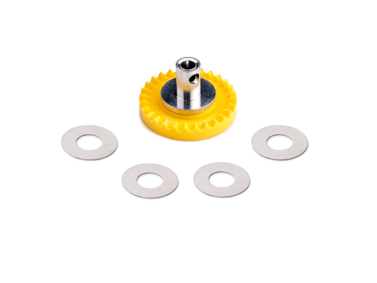 Slot.it | Modular Crown Gear - Aluminum | 28 Tooth | 3/32" / 2.38mm Axles | GM28I