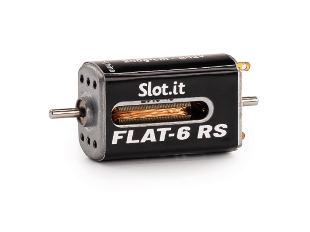 Slot.it | Motor - Flat - 6 RS 24K RPM | Slim Long Can | MN14H | 1/32 Slot Car Parts