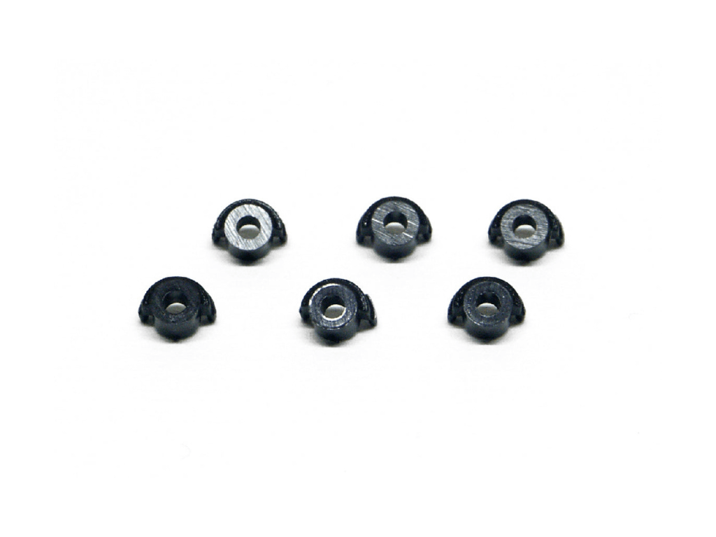Slot.it | Motor Mount Parts - Plastic Retainer Nuts | x6 Pack | CH72