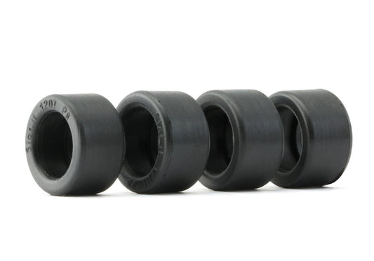 Slot.it | P6B Rubber Tires | 18x10mm - Slick | x4 Pack | PT1207P6B