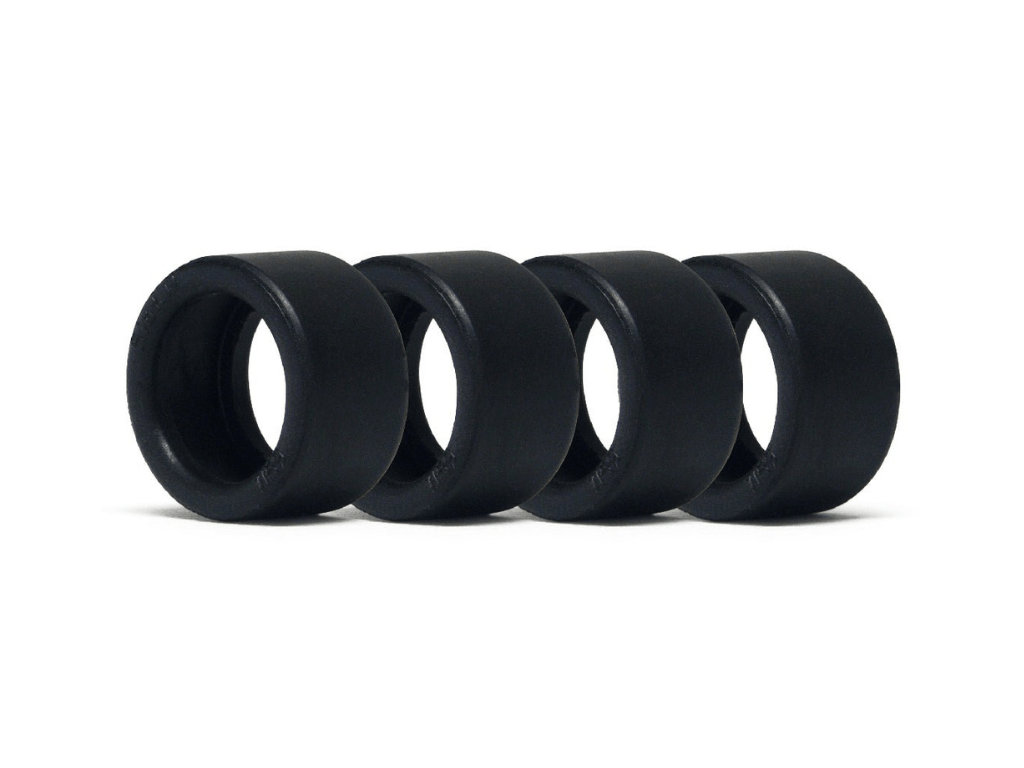 Slot.it | P6B Rubber Tires | 19x10mm - Slick | x4 Pack | PT1027P6B