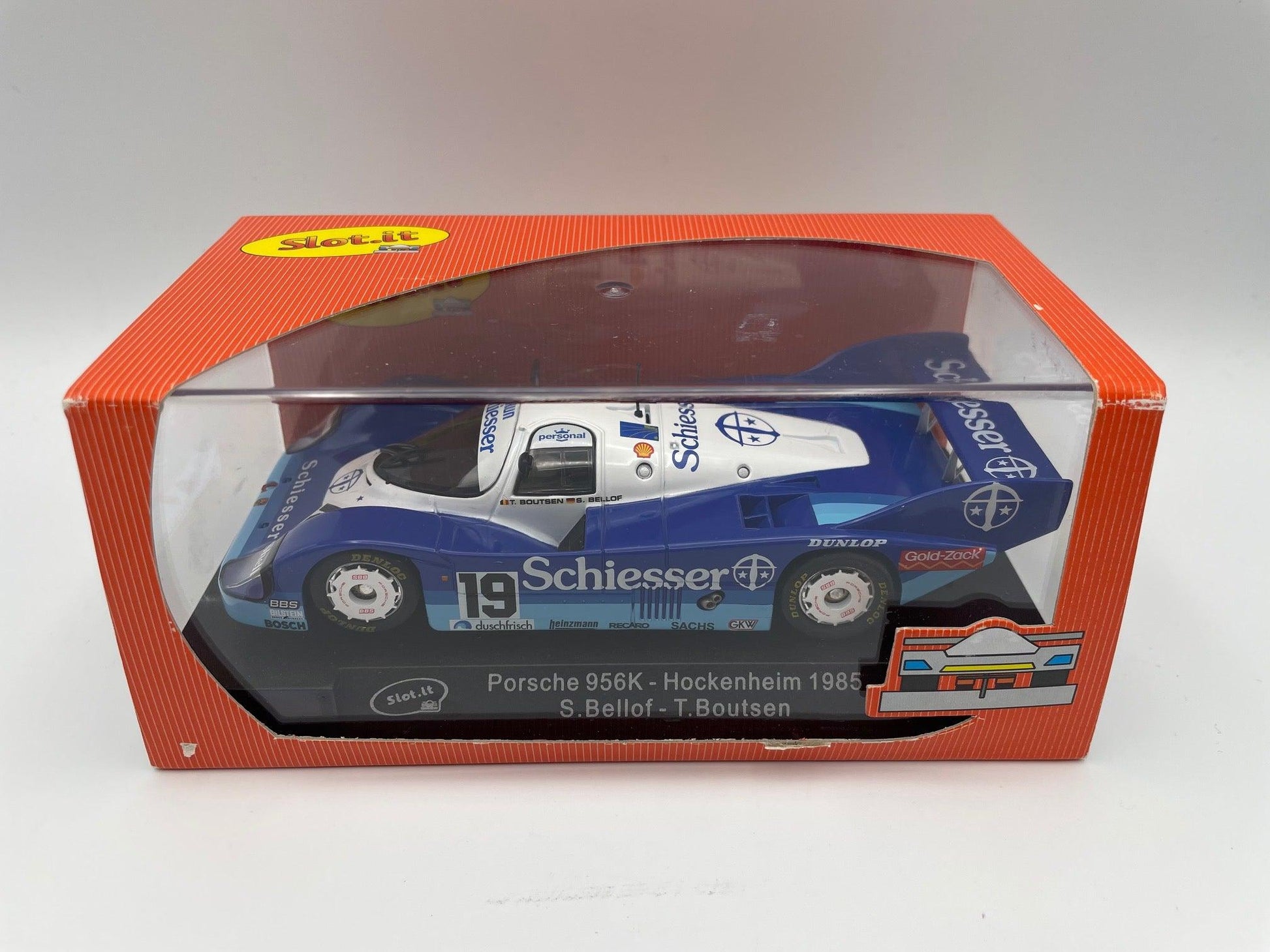 Slot.it - Porsche 956K - #19 Schiesser - Hockenheim 1985 - SICA09B