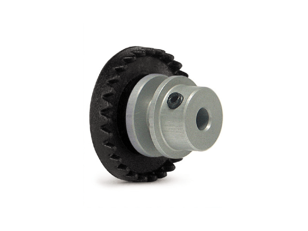 Slot.it | Step 2 Inline Crown Gear - Aluminum | 27 Tooth | 3/32" / 2.38mm Axles | GI27 - AL