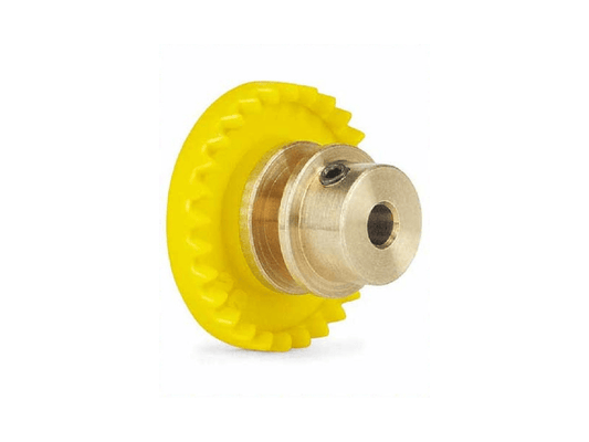 Slot.it | Step 2 Inline Crown Gear - Bronze | 28 Tooth | 3/32" / 2.38mm Axles | GI28 - BZ