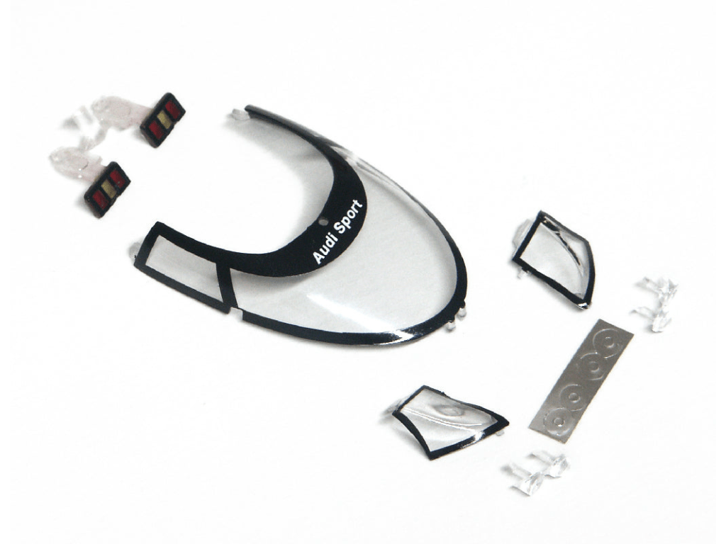 Slot.it | Transparent Parts Kit | Audi R8C - Reloaded Models | CS12V