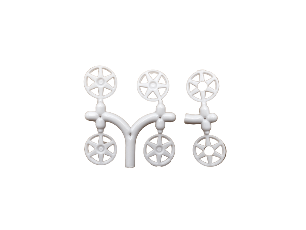 Slot.it | Wheel Inserts | DTM Speedline - 6 Spoke White | 15.8mm & 16.5mm Wheel | PA71