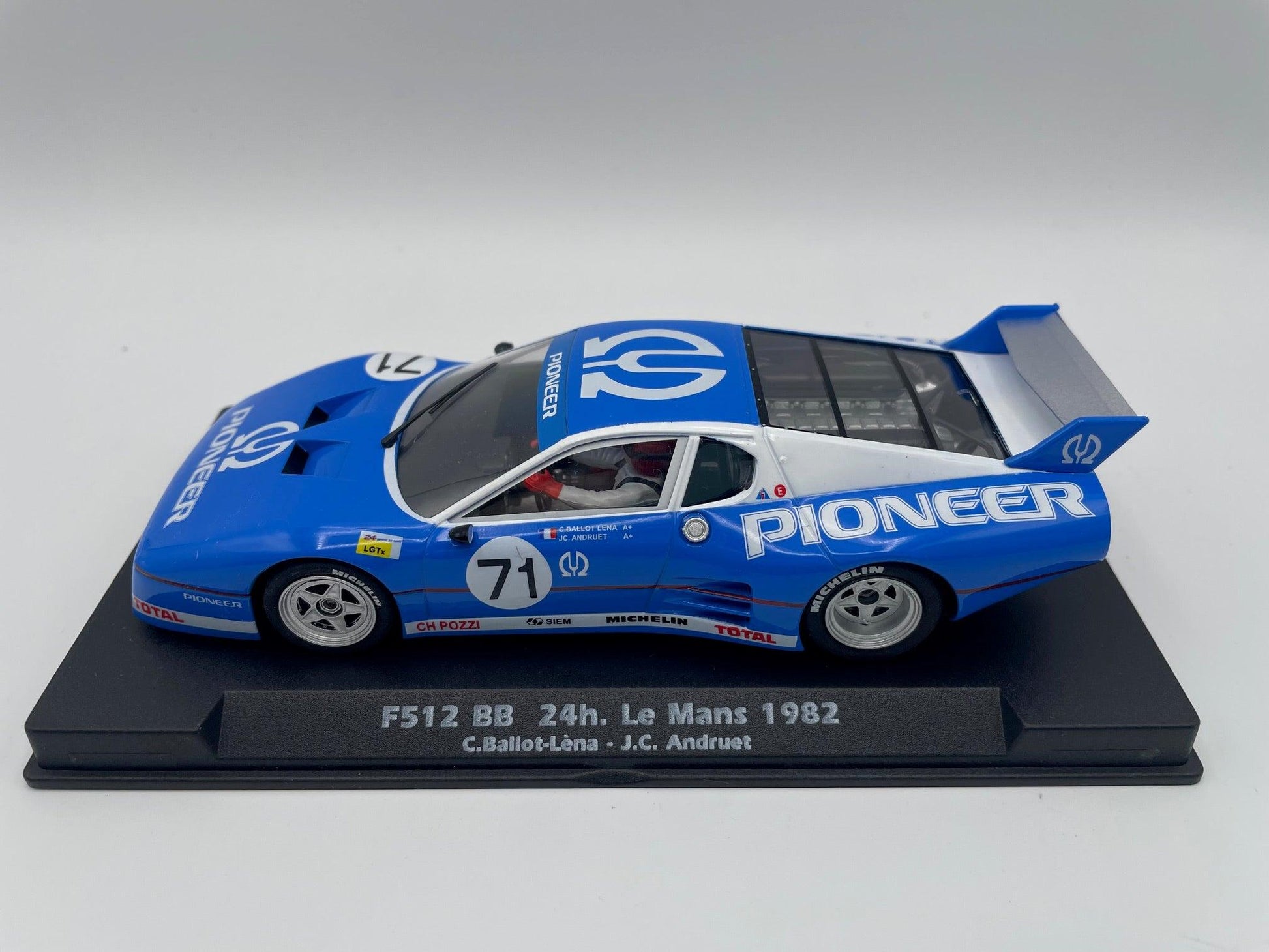 Slotwings - Ferrari 512 BB LM - #71 Pioneer - Le Mans 1982 - W50102 - Amanda’s Hobbies