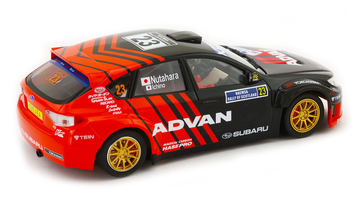Avant Slot | Subaru Impreza WRX STI R4 (GR) | #23 Advan Rally | 51014 | 1/32 Scale Slot Car
