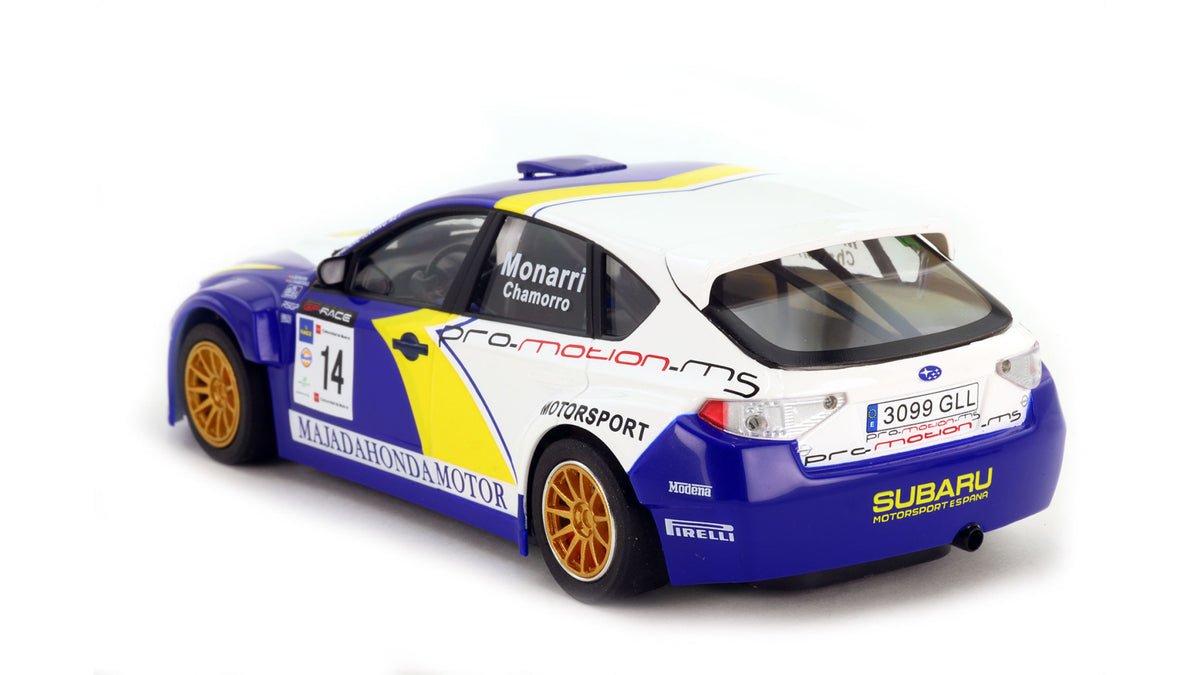 Avant Slot | Subaru Impreza WRX STI N14 (GR) | #14 Chefo Abella | 51013 | 1/32 Scale Slot Car