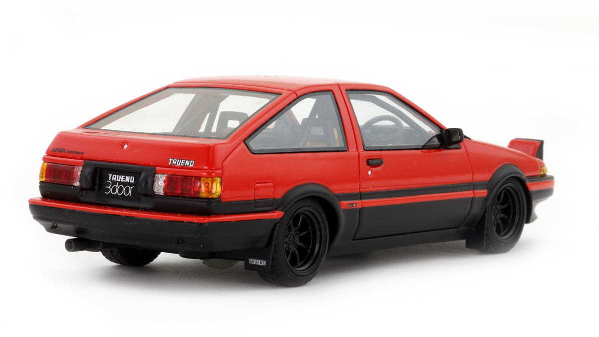 Avant Slot | Toyota Sprinter Trueno GT APEX (AE86) | Red | Ranz Collection | JDM03b | 1/32 Scale Slot Car